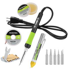 Workpro 820909600268 Soldering Iron Kit 90w Gun With Digital Display And T