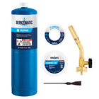 Wpk2201 Bernzomatic Brass Pencil Flame Plumbing Torch Kit 014045579049