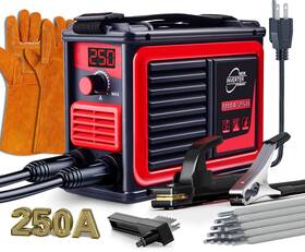 14331433 Wrdlosy 250a 110v Welding Machine Portable Welder Igbt Digital Display Lcd Stick