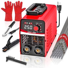 B0ck19xt5f Wrdlosy Wrdlosy-mini Portable Stick Welder 250amp 110v Welding Machine 20pcs Rods