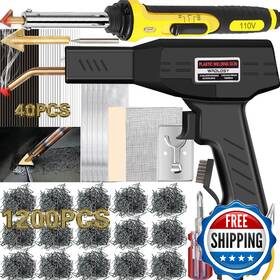 B0fvlp7bv5 Wrdlosy 220w Plastic Welder 1200 Staples 40 Rods Welding Kit 5 In 1 Tips Tape Sa