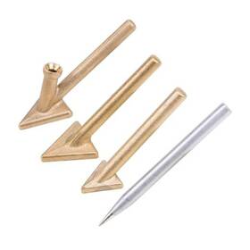 Ws839 Wsdmavis 4pcs Professional Plastic Welder Replacement Tips Copper Head Soldering Iron