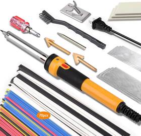 Xr Market 313108592590 150w Rapid Heating 3 In 1 Plastic Welder 70pcs Rods Welding Kit Tips