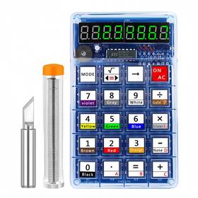 Cai-270 Xytjdzsm Soldering Practice Kit Diy 7-digit Led Display Electronics Calculator And Green
