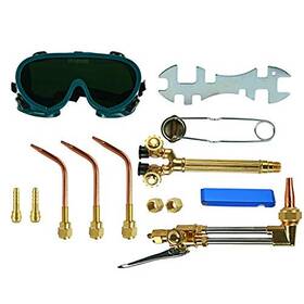 Yaemart Corportation 0615200907518 12pcs Oxygen And Acetylene Torch Kit Welding Cutting Gas Welder Tool Set With