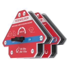 B0c8156khp Yeswelder 2pc 66-110lbs On/off Switch Arrow Welding Magnet Holder B0c8156khp Yeswelder 2pc 66-110lbs On/off Switch Arrow Welding Magnet Holder