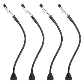 Zaplyte 683867540614 4pack 12.5inch Helping Hands Soldering Clamp For Electronics Silver/black