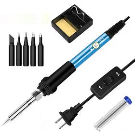 Zarsafly 729162131895 Soldering Iron Kit 60w 110v With Ceramic Heater 9 In 1 Adjusta