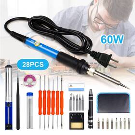 41037 Zistel Electrical Welding Tool Gun Set Soldering Iron Kit Solder Station Tip Tweezer Us