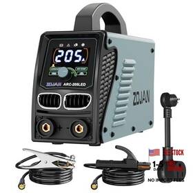 Arc205a Zojan Arc Stick Welder 205a Portable Welding Machine 110v/220v Igbt Inverter