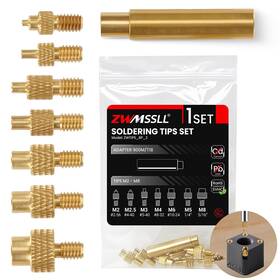 M2m2.5m3m4m5m6m8 Zwmssll Zwtips1204 8pcs Heat Set Insert Tips/soldering Tips For Thread Inserts M2m2.5m3m4m5m6m8#