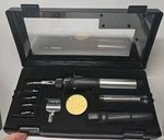 Butane Soldering Iron Kit Self-ignite Adjustable Flame Temperature Max 2372,COR. Fixed Price $24.99.