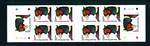Us Scott # 3051A & 3050 / 20C Pheasant, Booklet Pane Of 10 From Bk 242A. Fixed Price $16.25.