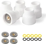 #12 Ceramic (5-PACK) White Tig Welding Cups With 3/32" Diffuser. Fixed Price $33.38.