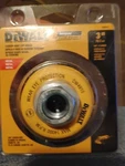 Dewalt 3" X 5/8"-11 Arbor Carbon Knot Wire Cup Brush (DW4910) Original Package. Fixed Price $10.00.