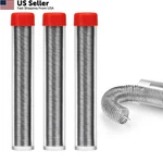 Wycycw 3PCS Solder Wire 63/37,HIGH Purity Tin Rosin Core 0.6MM,27G, Sliver. Fixed Price $9.66.