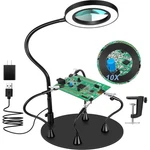 Magnieopti Magnetic Helping Hands Soldering Station With 10X Magnifying Glass.... Fixed Price $59.73.