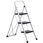 3 Step Ladder Folding Tool Pedal Anti-slip For Kitchen Garage Library Home. Fixed Price $36.58.