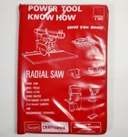 Sears Craftsman Power Tool Know How Book 1985 Vintage Spiral Bound Illustrated. Fixed Price $12.95.