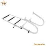 New Stainless Steel 3-STEP Boarding Ladder 1 Set Heavy-duty Dual-handle. Fixed Price $98.22.