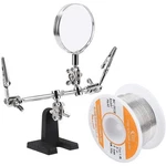 Wyctin Helping Hand With Magnifying Glass Bonus 60-40 Lead Rosin Core.... Fixed Price $12.93.