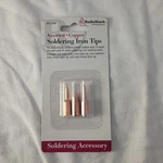 Radio Shack 64-2084 Assorted Copper Soldering Iron Tips Cone Chisel Nip Nos. Fixed Price $24.99.