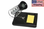 Soldering Iron Gun Stand Holder Support Station Metal Base Sponge-usa. Fixed Price $18.99.
