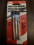 Paste Flux & Acid Brushes Oatey 3071020. Fixed Price $10.00.
