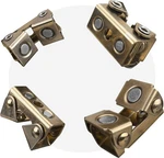 Strong Hand Tools, Magnetic V-pads Kit, Magnets Both Face & Bottom, 4 Pie. Fixed Price $54.86.