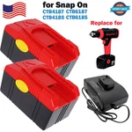 5.0AH CTB6187 Battery For Snap On 18V CTB6185 CTB4187 CTB4185 CTC620 CT6850 3. Fixed Price $168.90.
