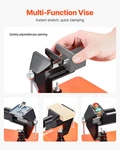 Magnetic Helping Hands Soldering Station, 4 Arms Third Tool, With Vise, 3X. Fixed Price $83.51.