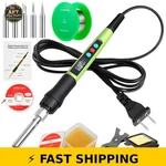 Q-ming 100W Led Digital Soldering Iron Kit With Adjustable Temperature. Fixed Price $32.99.