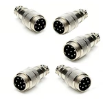 5 Pcs 8 Pin Ham & Cb Radio Microphone Connector Male Plug Solder Type. Fixed Price $12.50.