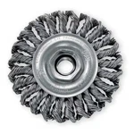 Weiler Knot Wire Wheel Brush, Threaded Arbor 13106. Fixed Price $37.17.