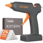 Katerk 12V Full Size Cordless Hot Glue Gun With 24 Sticks, Drip-free Fas.... Fixed Price $56.37.