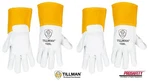 Pair Tillman 1328 Lightweight Goatskin Leather Tig Protective Welding Gloves. Fixed Price $25.99.