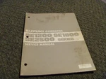 Suzuki SE1200 SE1800 SE2500 Generator Shop Service Repair Manual 99500-90301-01E. Fixed Price $120.50.
