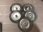 Lot Of Weiler 09000 Roughneck 7" Root Pass Weld Cleaning Brush, .020" 5/8-11. Fixed Price $105.00.