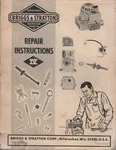 Briggs & Stratton Service Parts Engine Repair Instructions Iv MS-4750 Tune-up. Fixed Price $24.95.