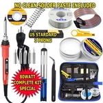 80W Electric Iron Welding Gun Tool Kit Wire Desoldering Pump. Fixed Price $18.95.