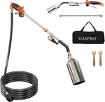 Propane Torch Kit With 12.5FT Hose, Weed Burner Long Arm Heavy Duty, Orange. Fixed Price $42.99.