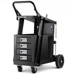 Welding Cart, 2-TIER 4 Drawers Welder With 265 Lbs Weight Capacity, 360. Fixed Price $162.92.