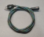 Genuine Oem Rainbow Apple Imac Volex Transparent 6FT Power Cord PS204 E62405SP. Fixed Price $20.00.