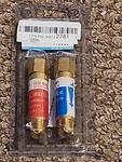Agptek Oxygen Acetylene Flashback Arrestors Set Regulator End 9/16-18 Threads. Fixed Price $17.99.