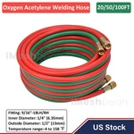 25/50/100 Ft Oxygen Acetylene Hose 1/4 Inch Twin Welding Cutting Torch. Fixed Price $69.29.