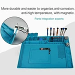Phone Repair Magnetic Heat Insulation Silicone Pad Desk Work Mat / Tool. Fixed Price $5.06.