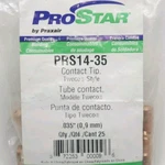 New Lot Set 25 Prostar Tweco Contact Tips 0.035" PRS14-35 TWEP99534 Praxair. Fixed Price $24.99.