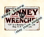1924 Bonney Forge Tool Works Chrome Vanadium Wrenches Allentown Pa Tin Sign. Fixed Price $19.67.