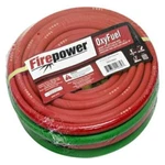 Firepower 1412-0021,1/4" 25' Dual Grade Oxy Fuel Hose Free Ship Same Day Shp. Fixed Price $66.10.