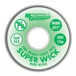 Mg Chemicals 453 Series #3 Fine Braid Super Wick With Rma Flux 50' Green. Fixed Price $29.99.